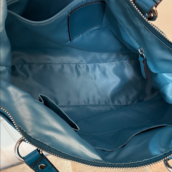 Coach Daisy Dream C Print Emma Tote in teal multi. MRSP $358 2013 - Picture 9 of 15